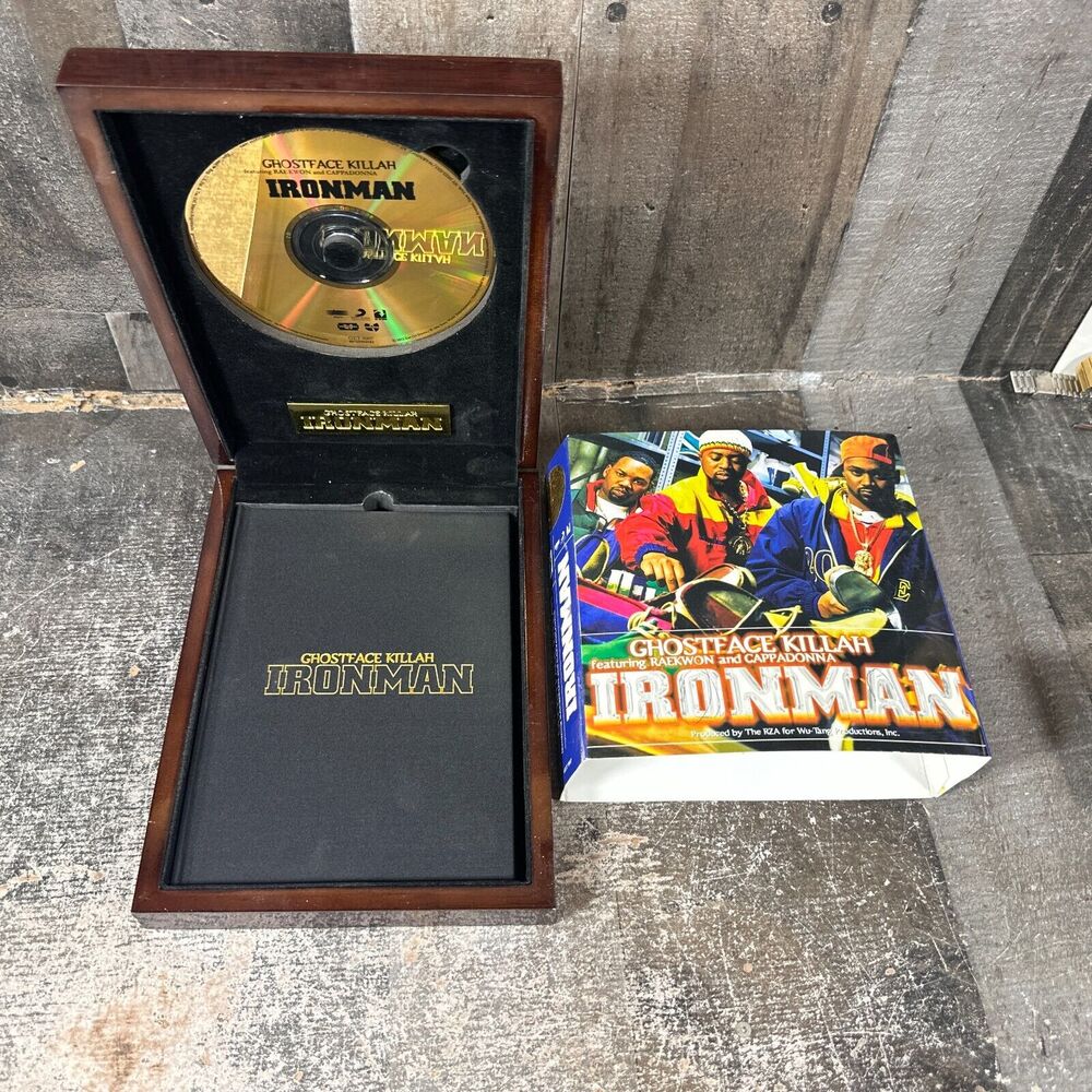 Ghostface Killah Ironman‎ 2013 24k Audiophile Gold Edition Disc CD Wu-Tang
